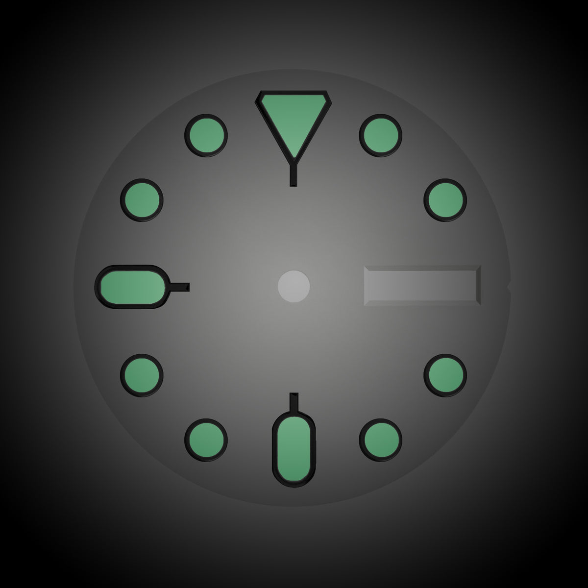 Dial - 5KX - White Sterile - Day Date