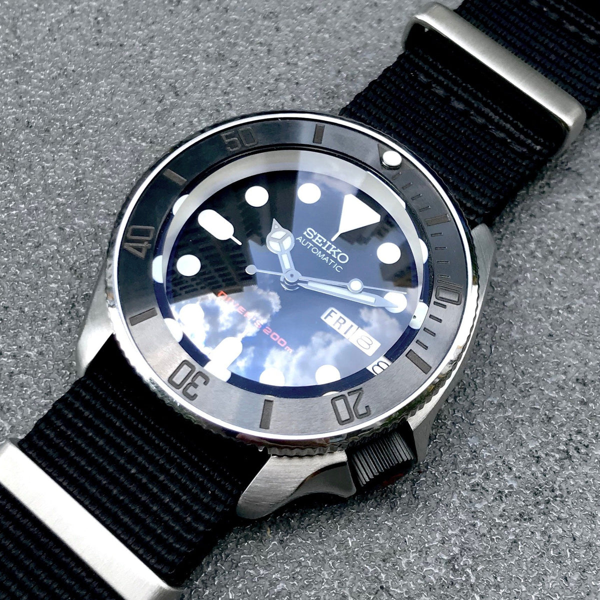 Ceramic Insert - 007 Sub Brushed Stealth