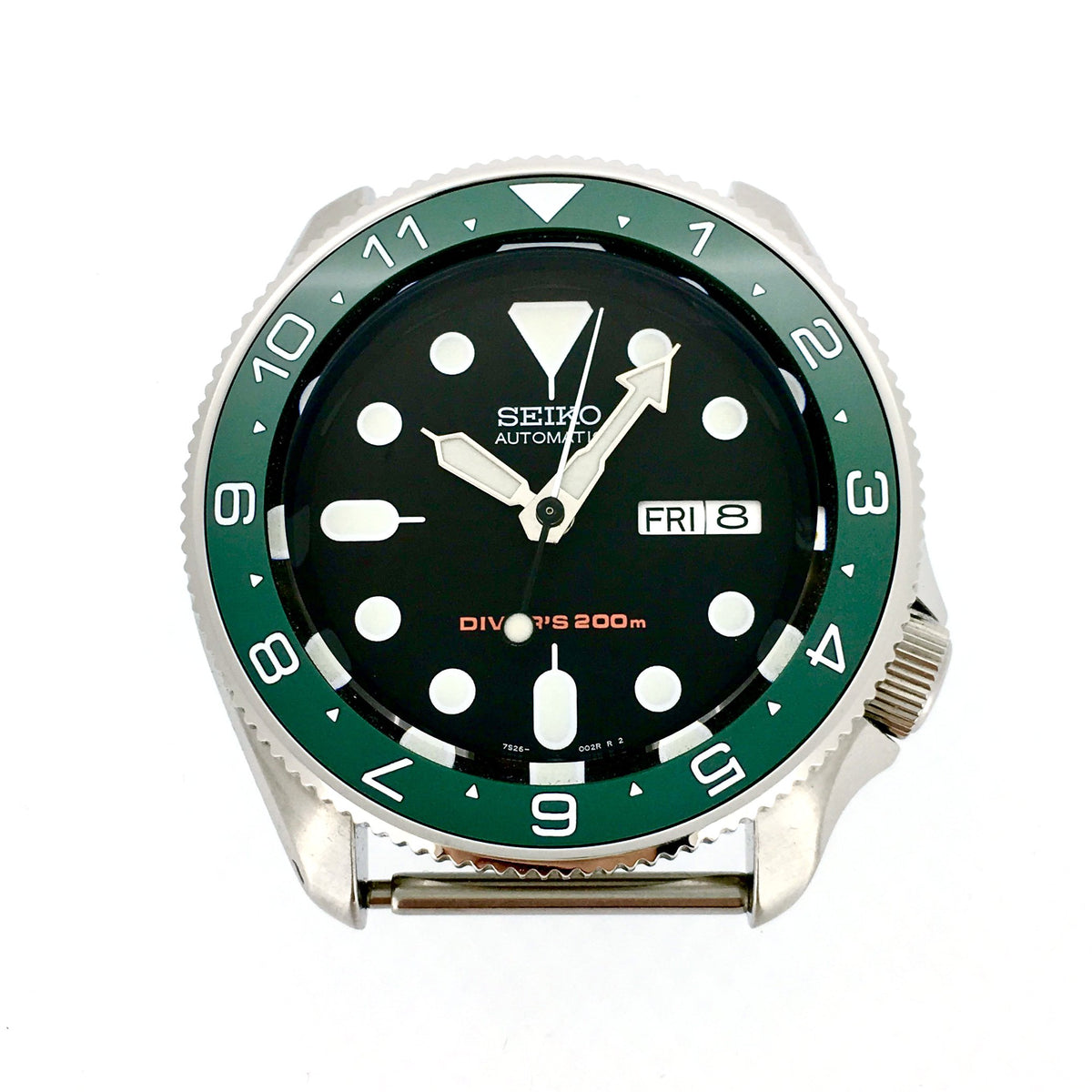 Ceramic Insert - SKX Dual Time Green