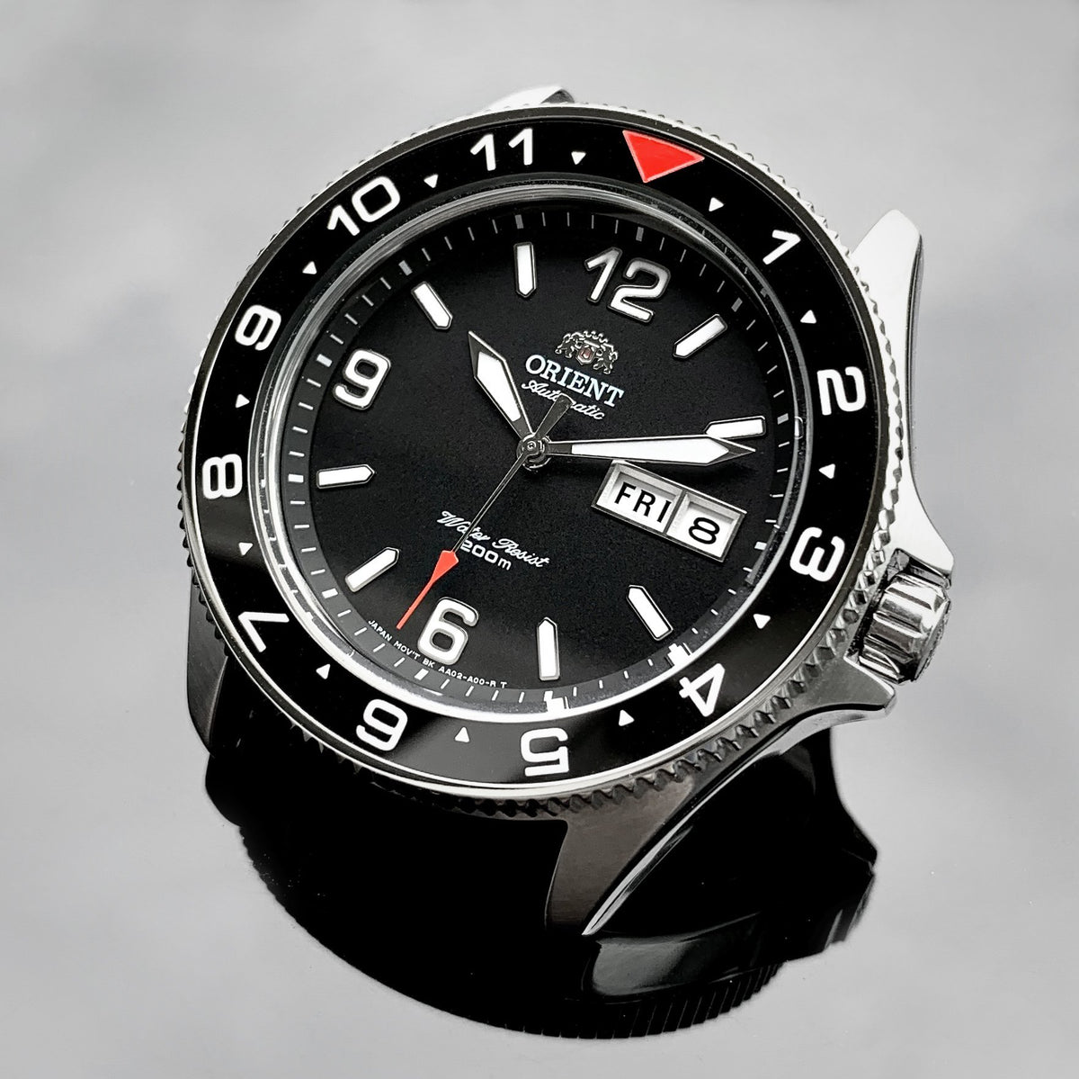 Ceramic Insert - SKX Dual Time Red T Black