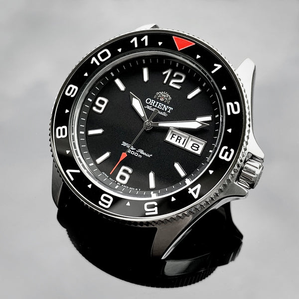 Ceramic Insert SKX Dual Time Red T Black DLW WATCHES