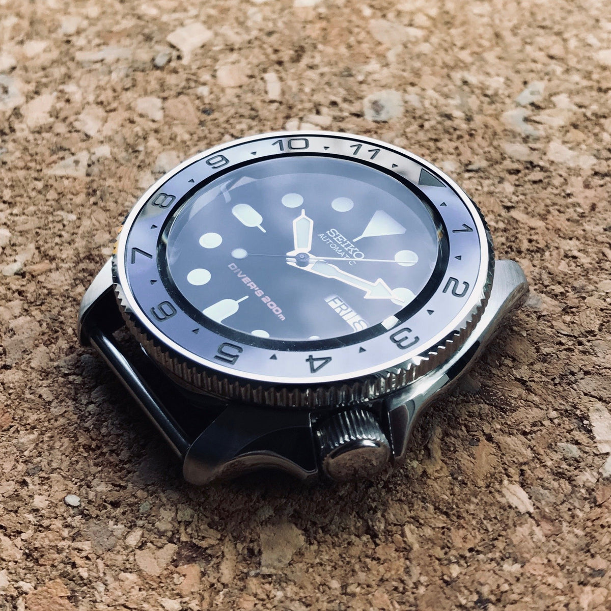 Ceramic Insert - SKX Dual Time Stealth