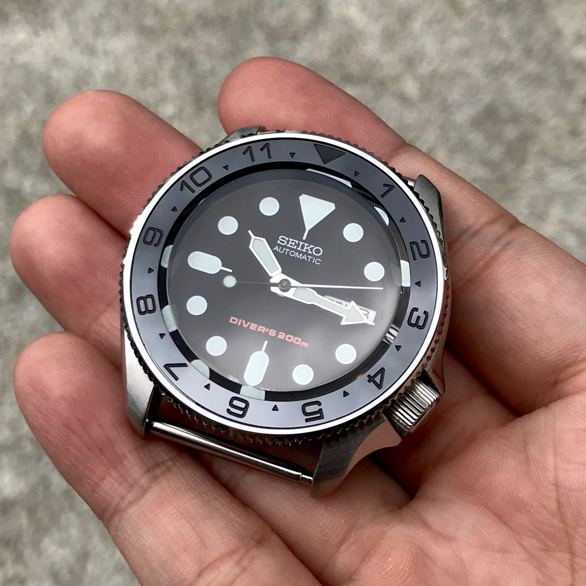 Ceramic Insert - SKX Dual Time Stealth
