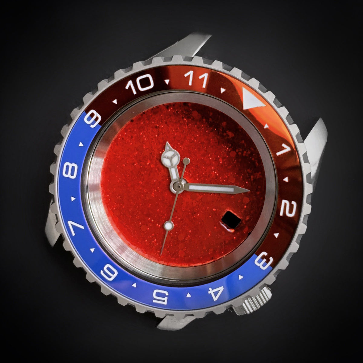 Ceramic Insert - 007 Dual Time PEPS. (Reverse)