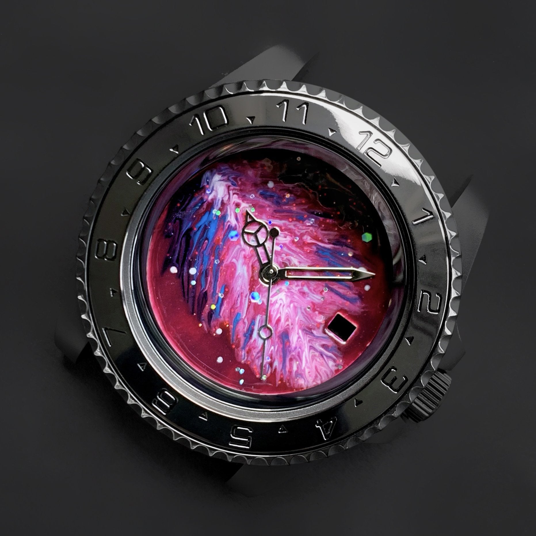 Case - SKX007 Sub - Bead Blasted PVD Black (With Case Back) - DLW