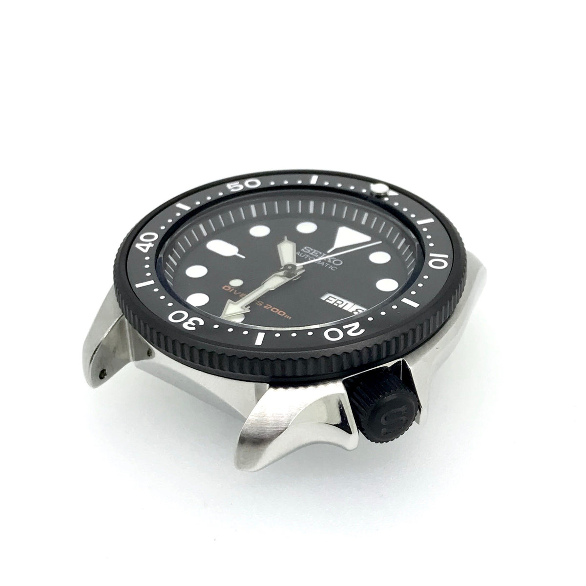 Crown - SKX007 - Bead Blasted PVD Black - &quot;S&quot;