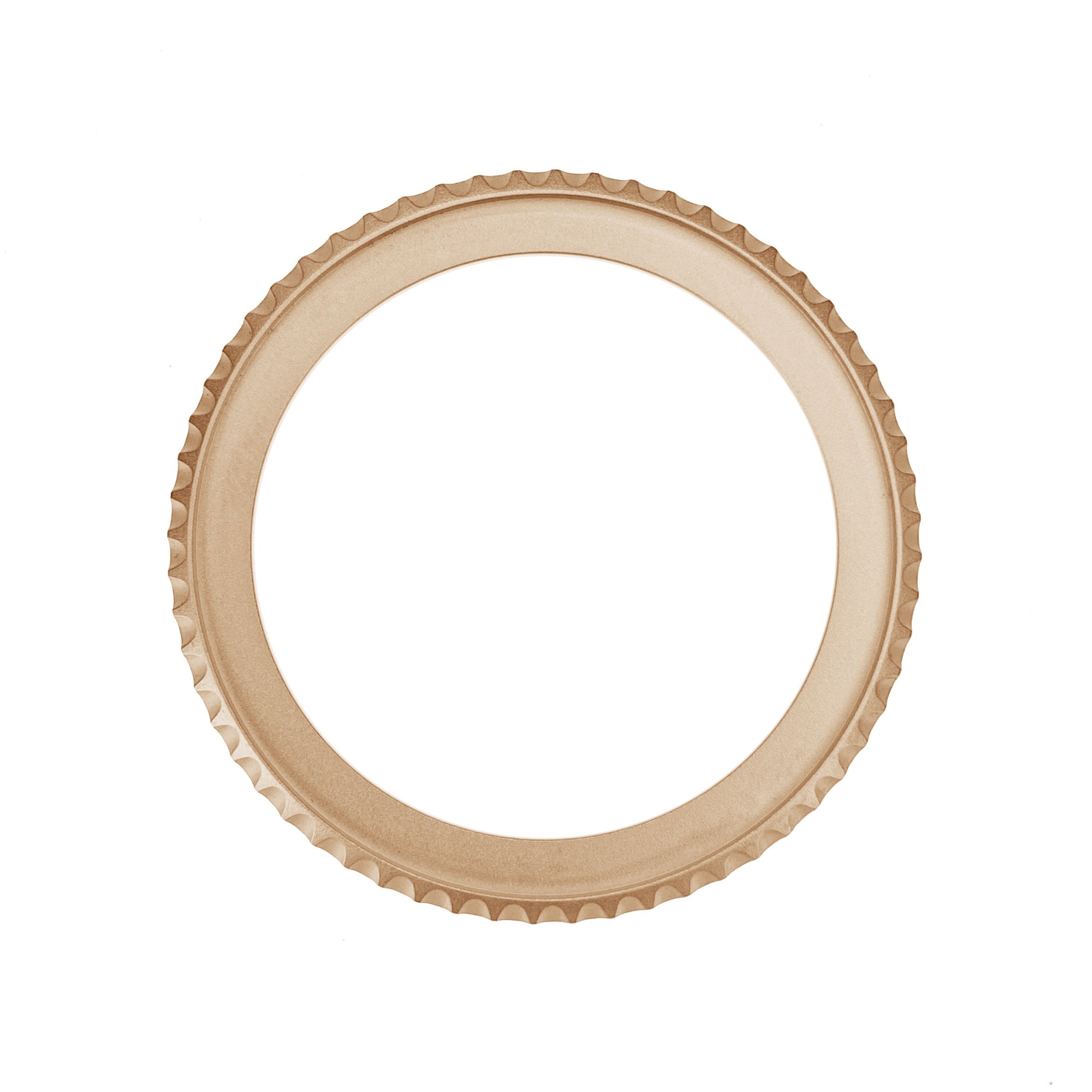 Bezel - SKX007/SRPD Deep Sea - Bead Blasted PVD Rose Gold - DLW