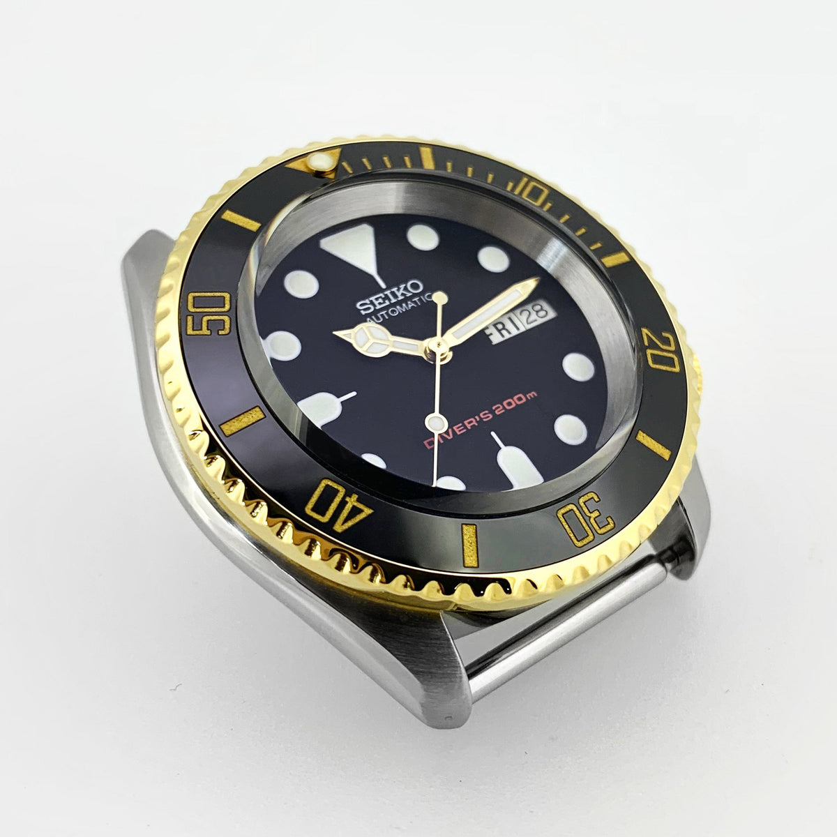 Ceramic Insert - 007 Sub Black X Gold
