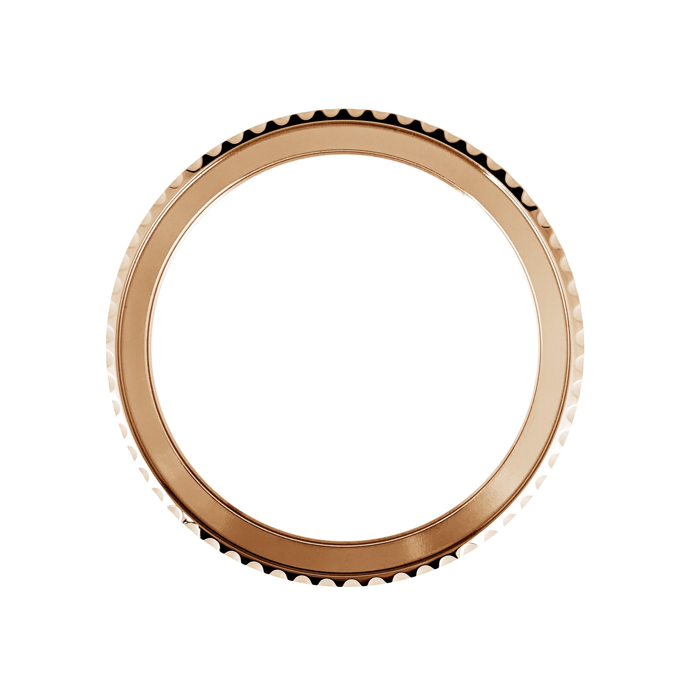 Bezel - SKX007/SRPD Deep Sea - Polished PVD Rose Gold - DLW WATCHES