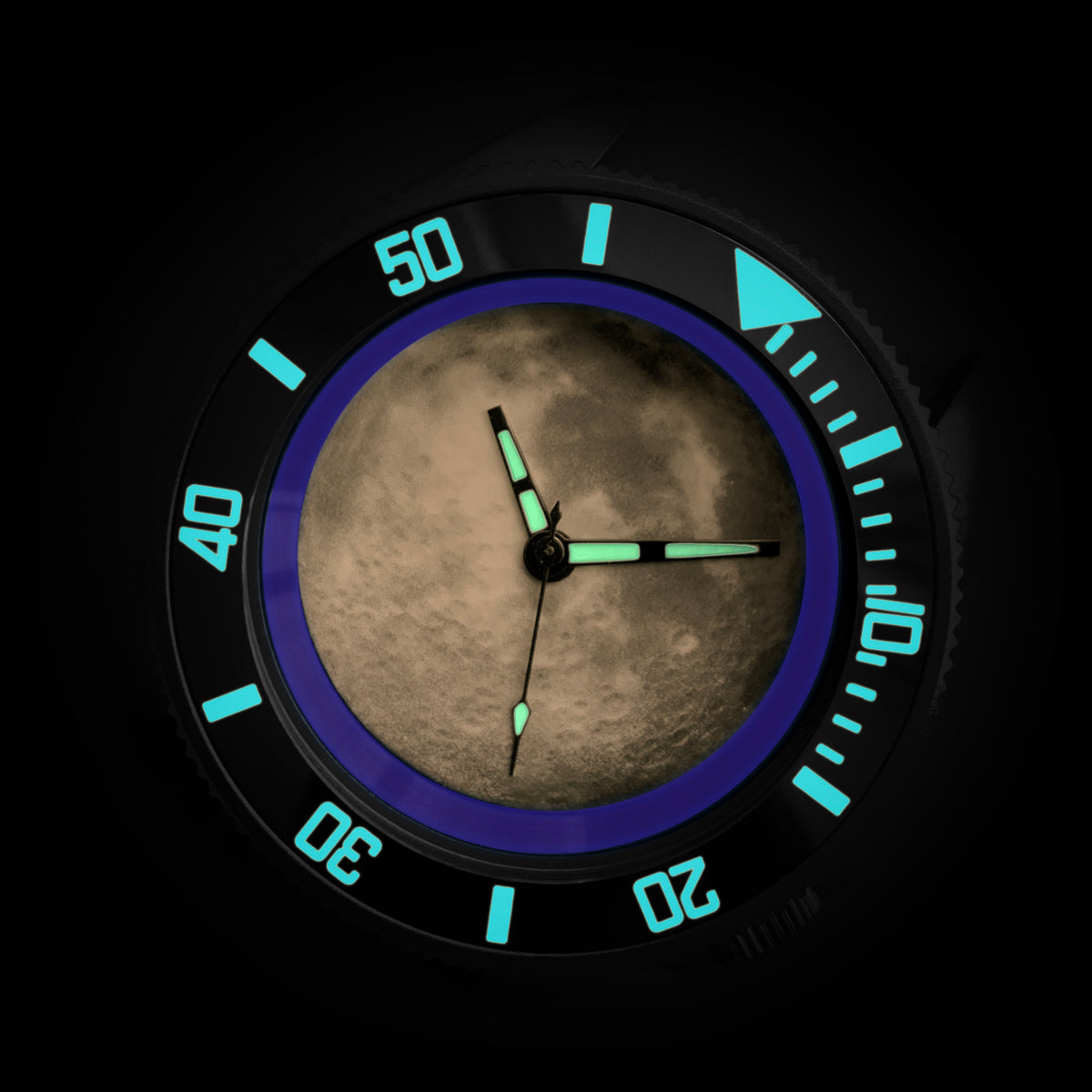 Chapter Ring - SKX007/SRPD - Handcrafted Series - Luna