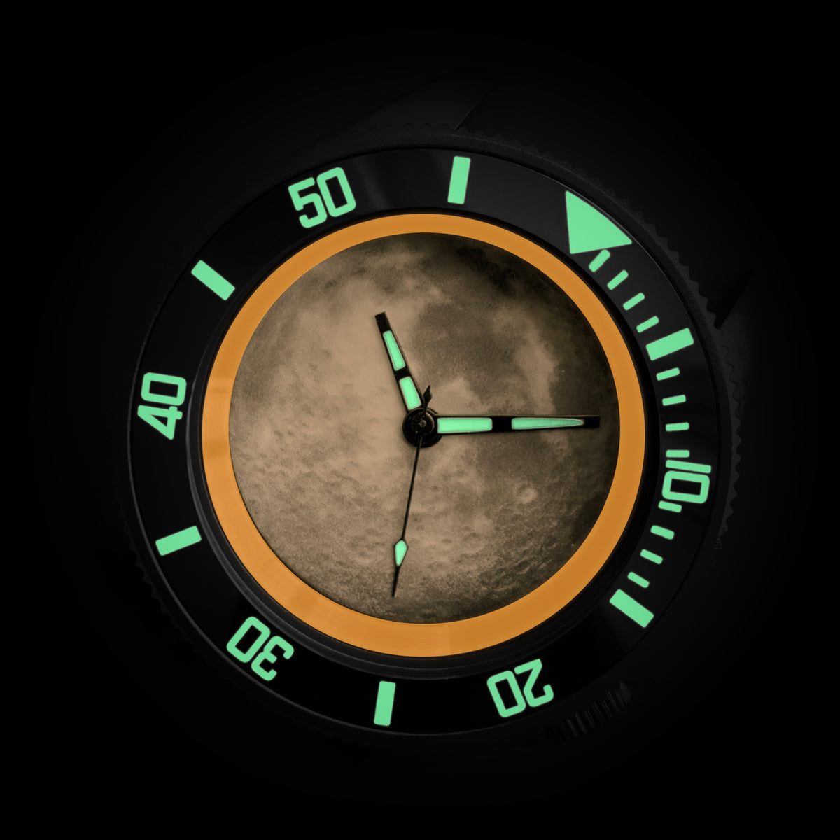 Chapter Ring - SKX007/SRPD - Handcrafted Series - Luna