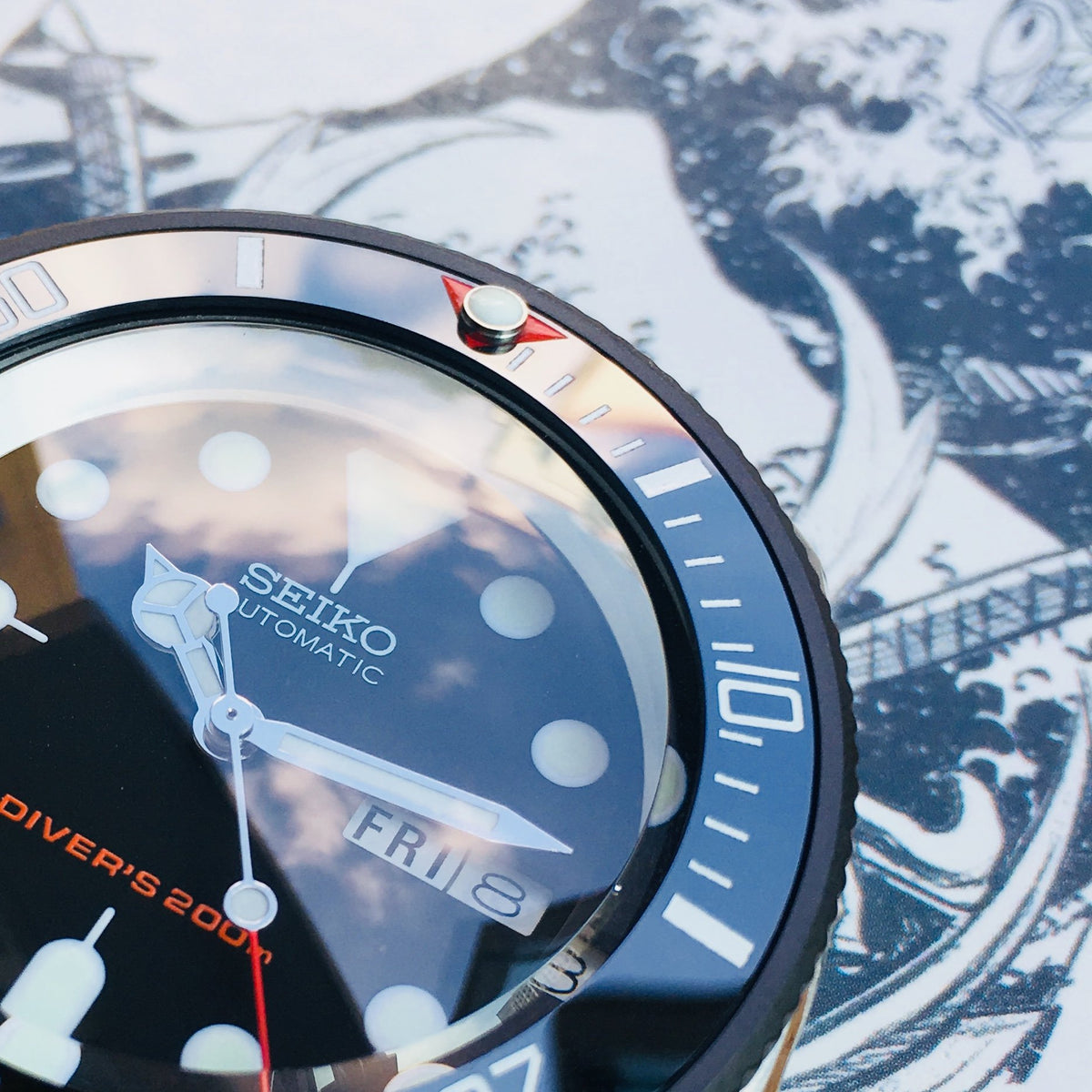 Ceramic Insert - 007 Sub Vintage Black MK2