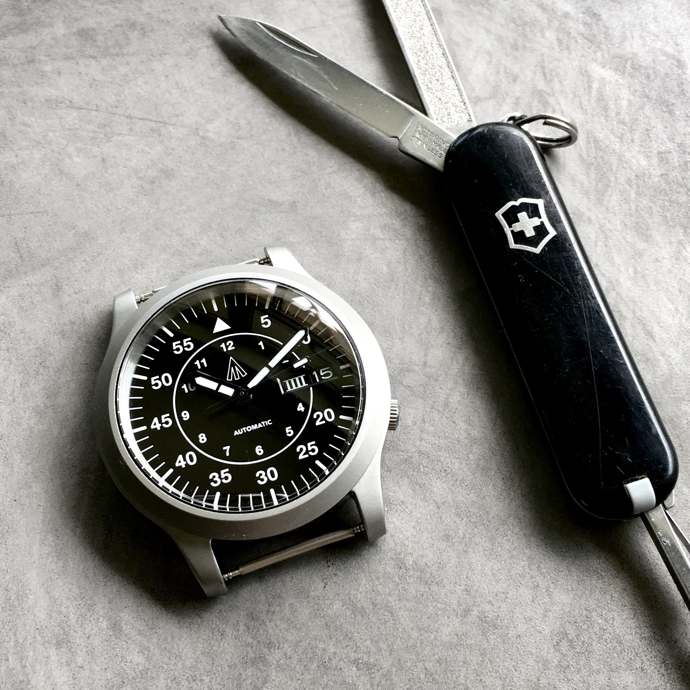 Dial - Mil Spec - Black - Day Date / No Date - DLW WATCHES