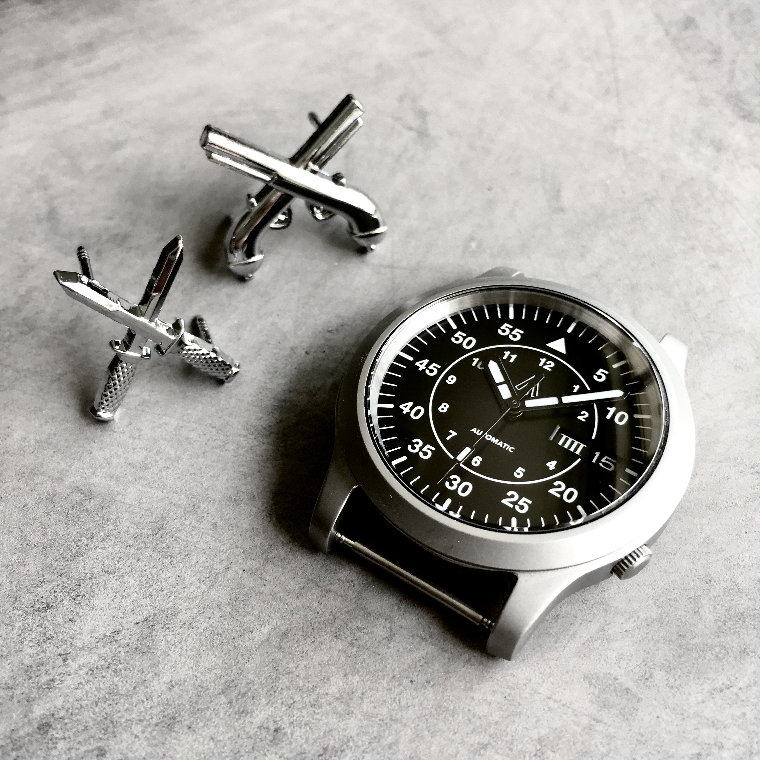 Dial - Mil Spec - Black - Day Date / No Date - DLW WATCHES