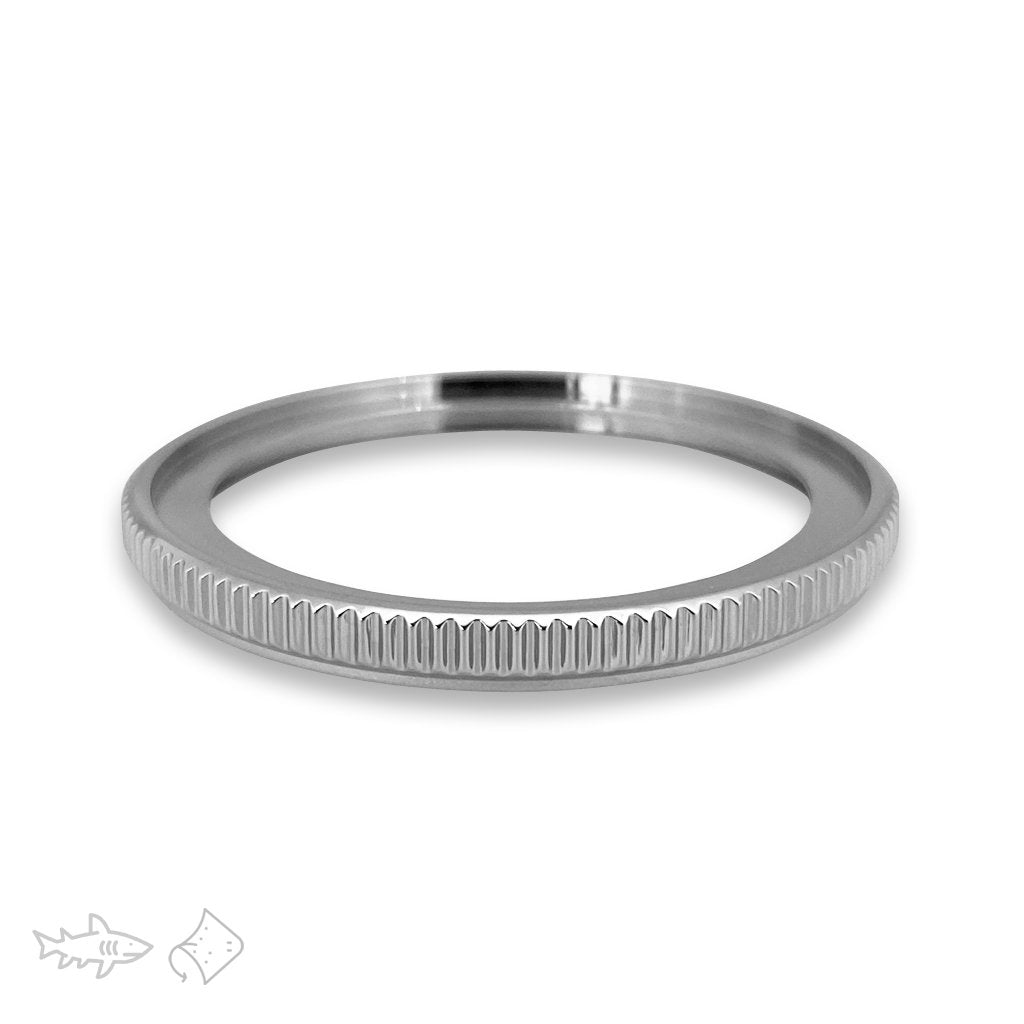 Bezel - Mako &amp; Ray (1 &amp; 2) Coin Edge - Polished Steel