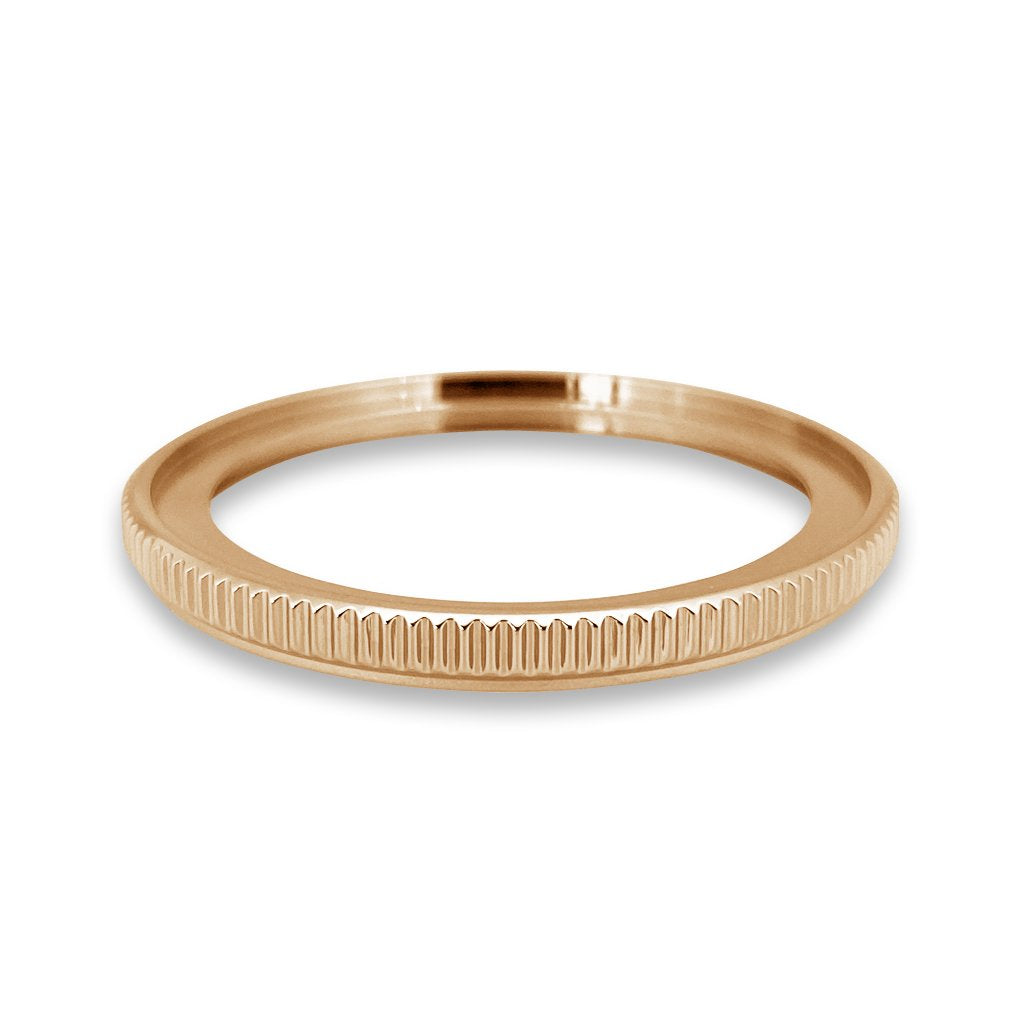 Bezel - SKX007/SRPD Coin Edge - Polished PVD Rose Gold