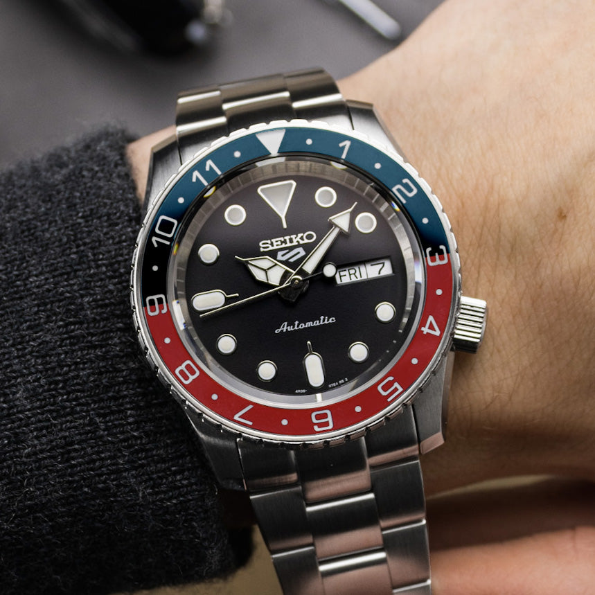 Glass Insert - SKX Dual Time PEPS. - Luminous Green