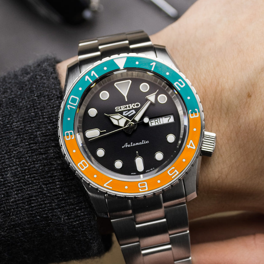 Glass Insert - SKX Dual Time Gulf - Luminous Green