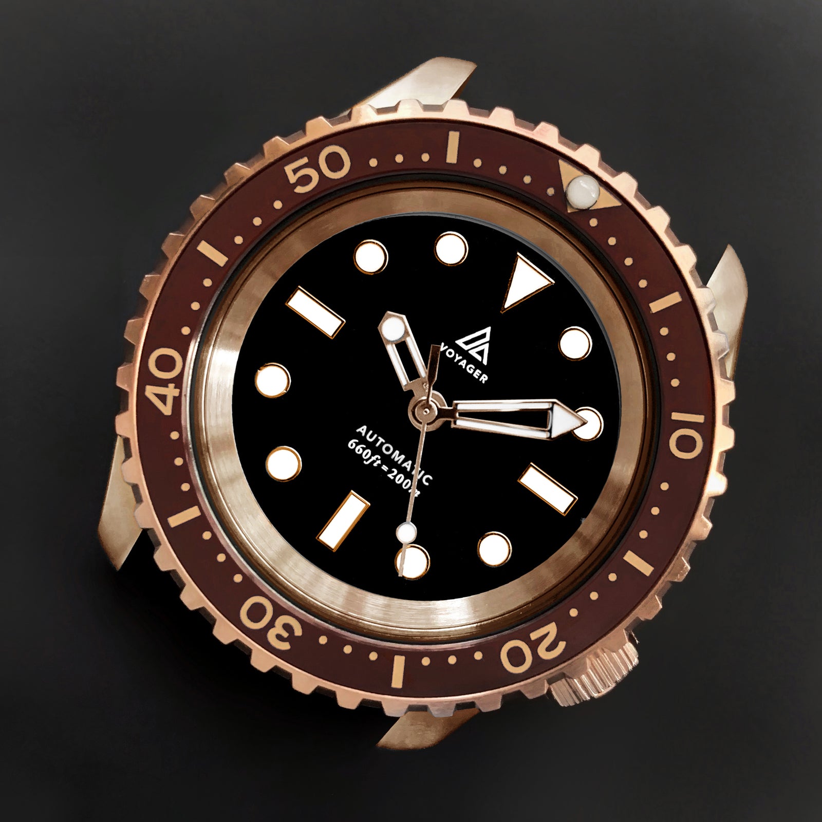 Ceramic Insert - SKX Umber X Rose Gold