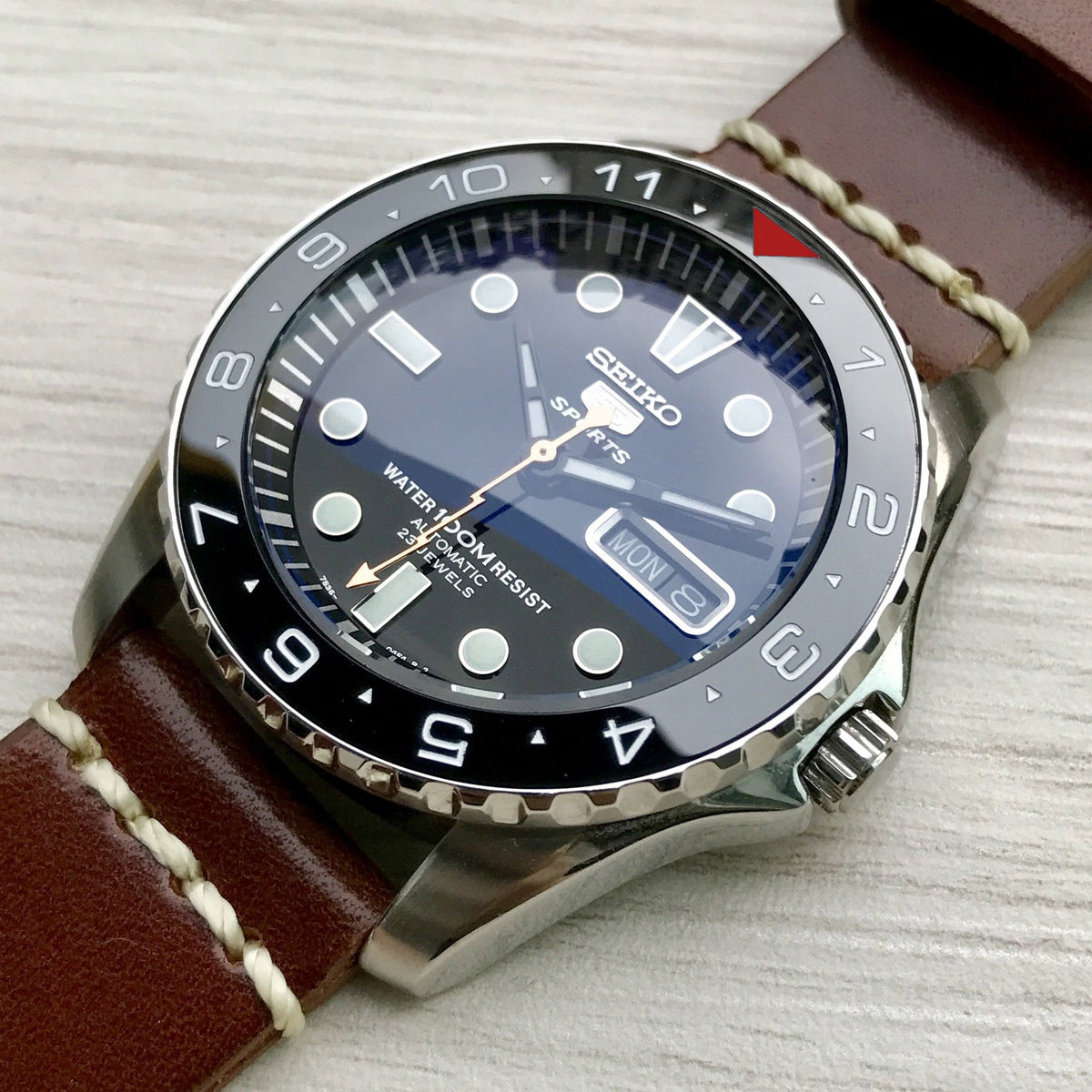 Ceramic Insert - Urchin Dual Time Red T Black