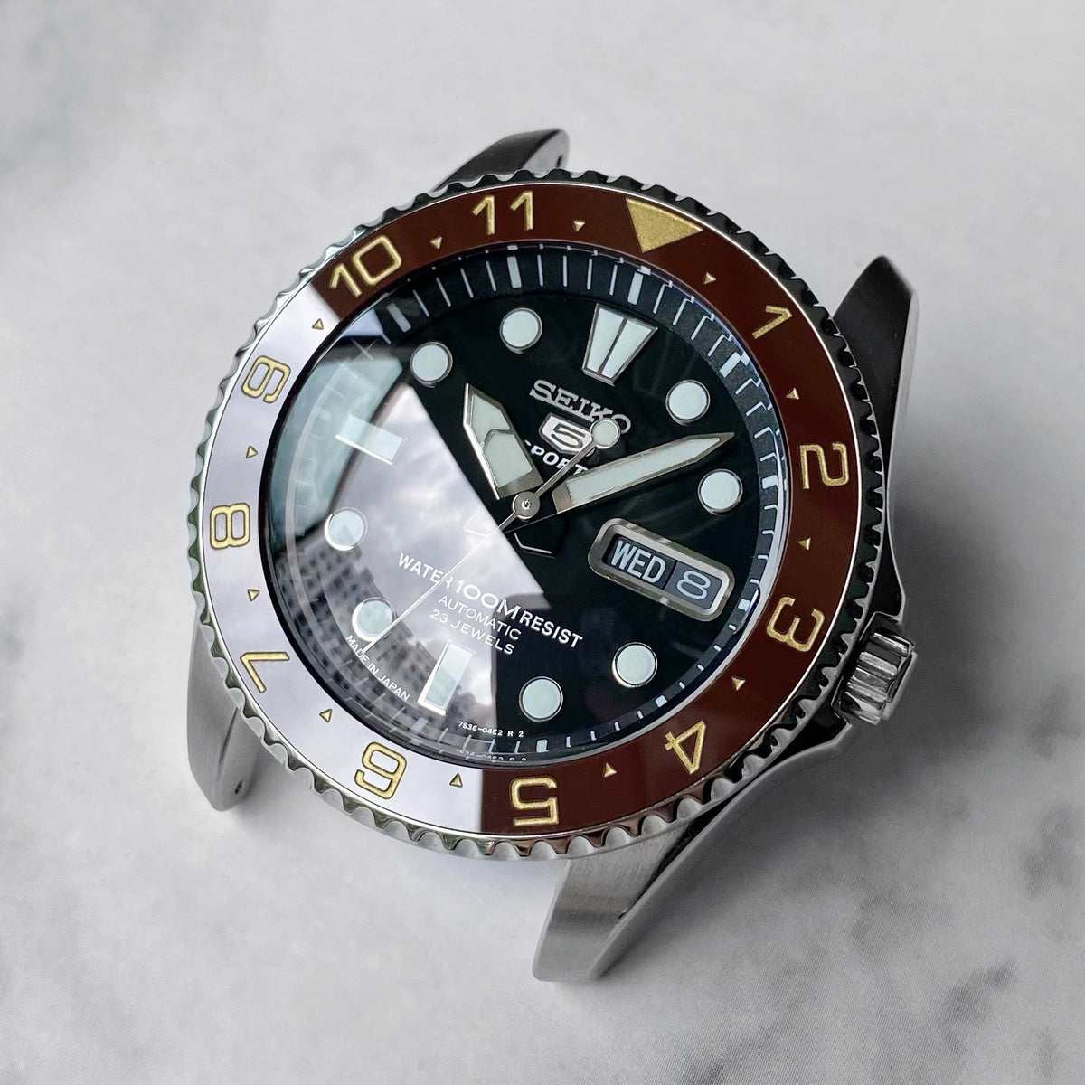 Ceramic Insert - Urchin Dual Time Umber X Gold