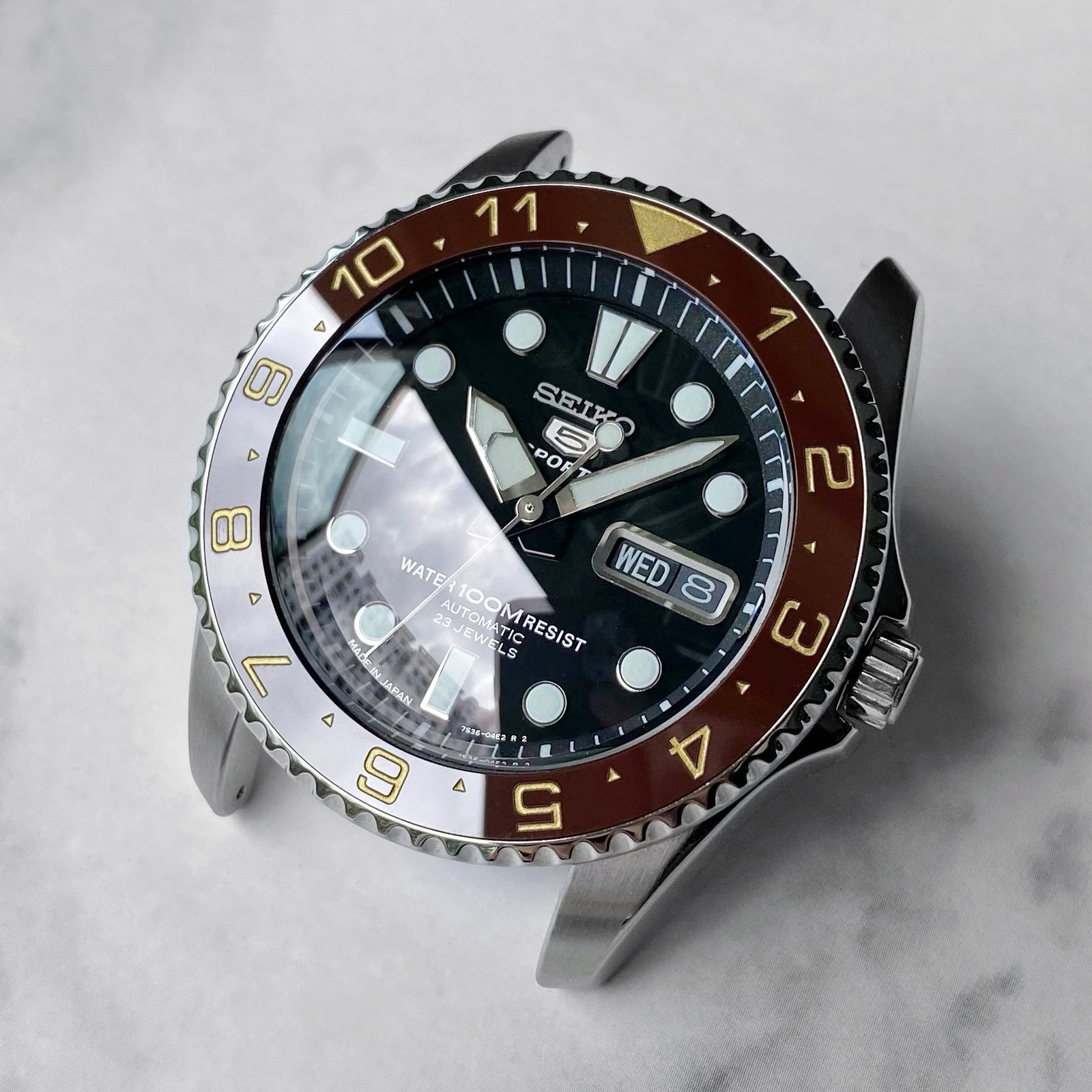 Ceramic Insert - Urchin Dual Time Umber X Gold