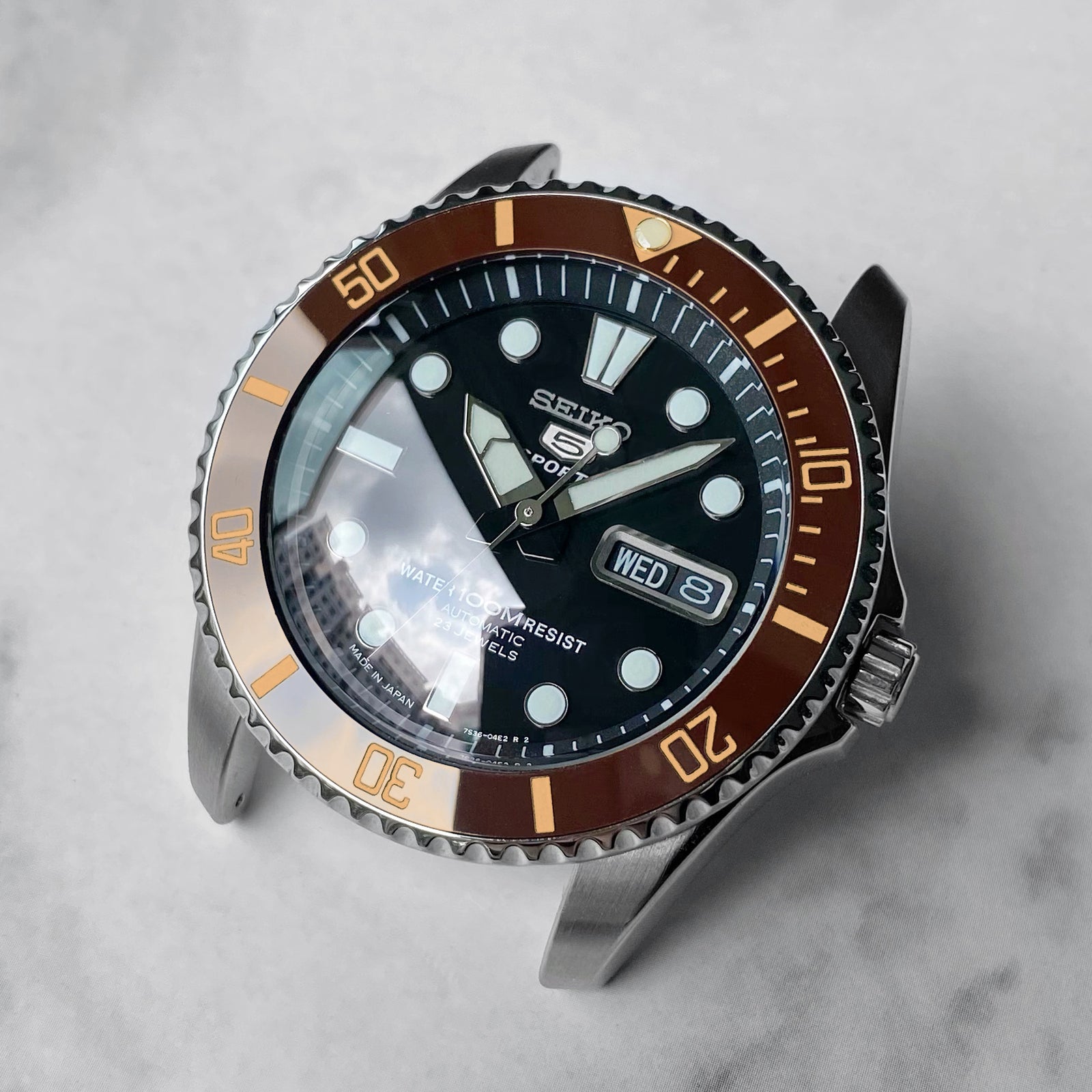 Ceramic Insert - Urchin Sub Umber X Rose Gold