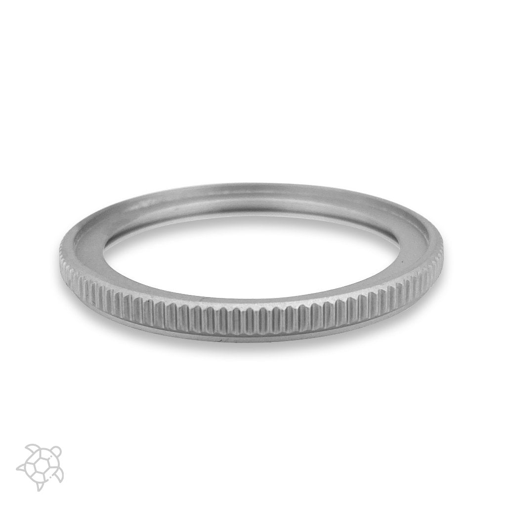 Bezel - SRP Turtle Coin Edge - Bead Blasted Steel