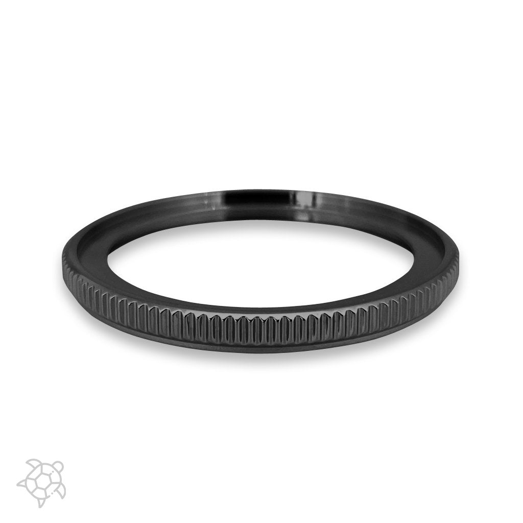 Bezel - SRP Turtle Coin Edge - Polished PVD Black