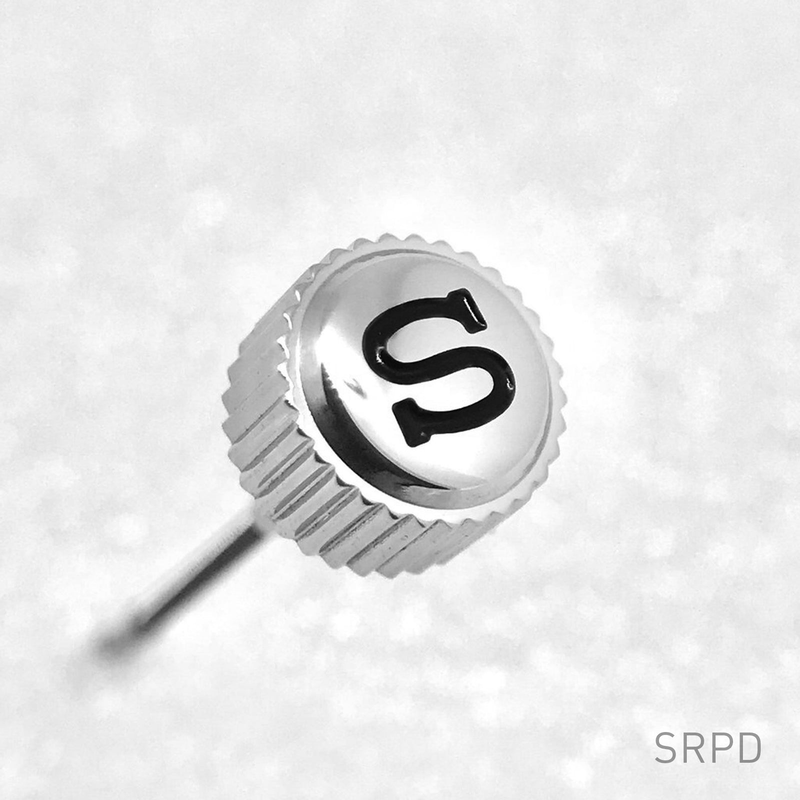 Crown - SRPD - Polished Steel - Black "S"