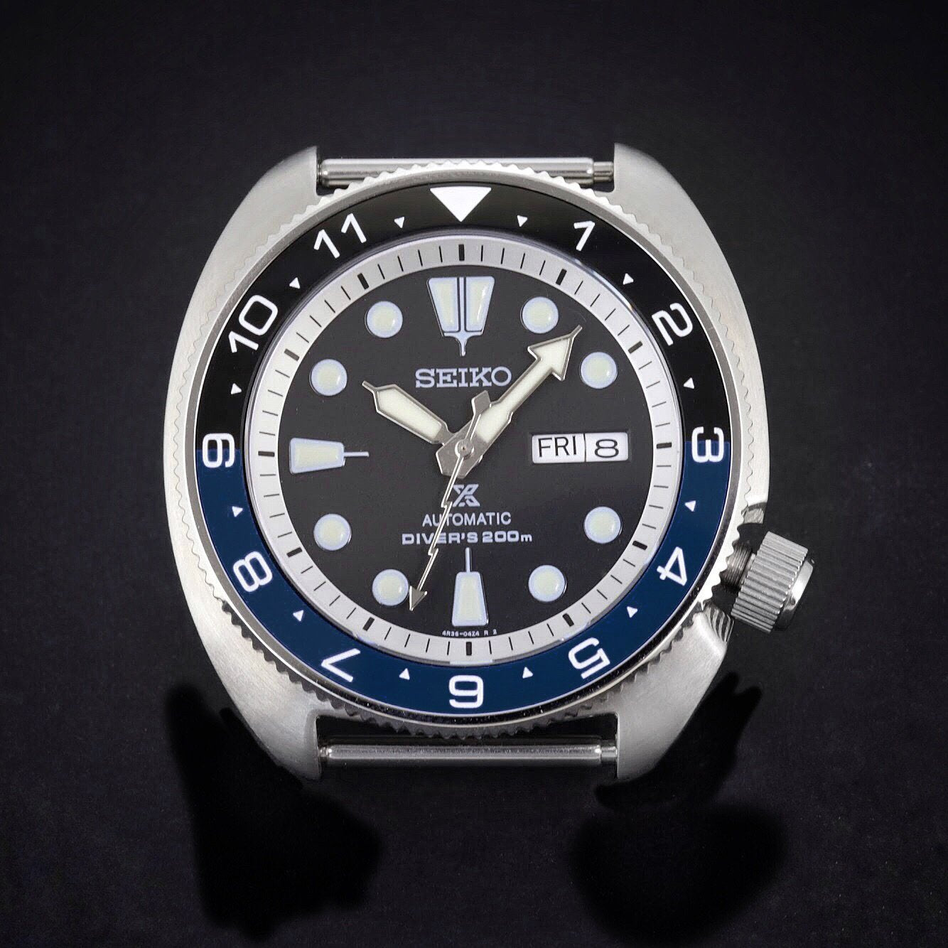 Ceramic Insert - SRP Turtle Dual Time Dark Knight