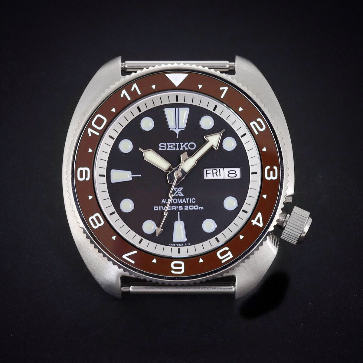 Ceramic Insert - SRP Turtle Dual Time Umber