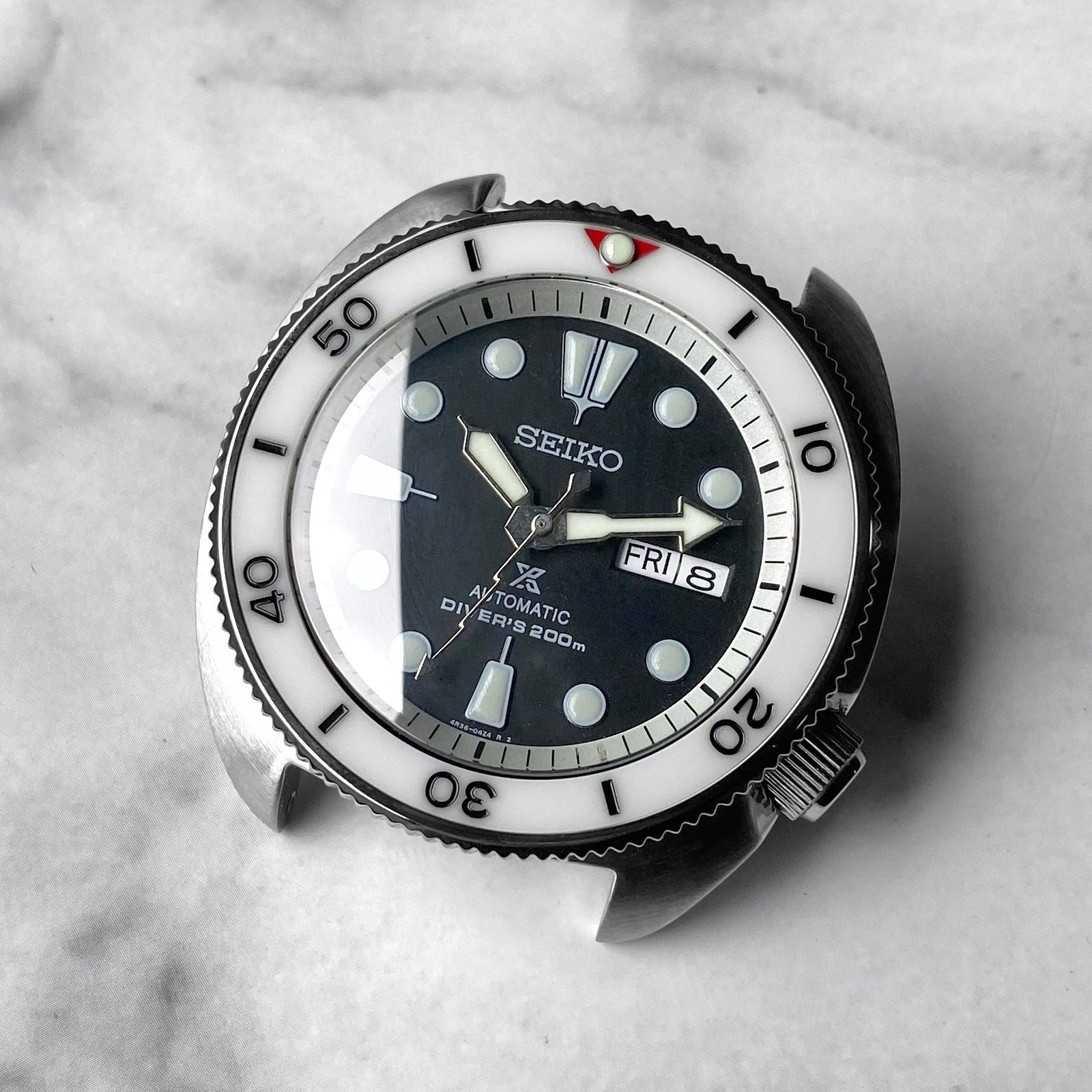 Ceramic Insert - SRP Turtle Red T White