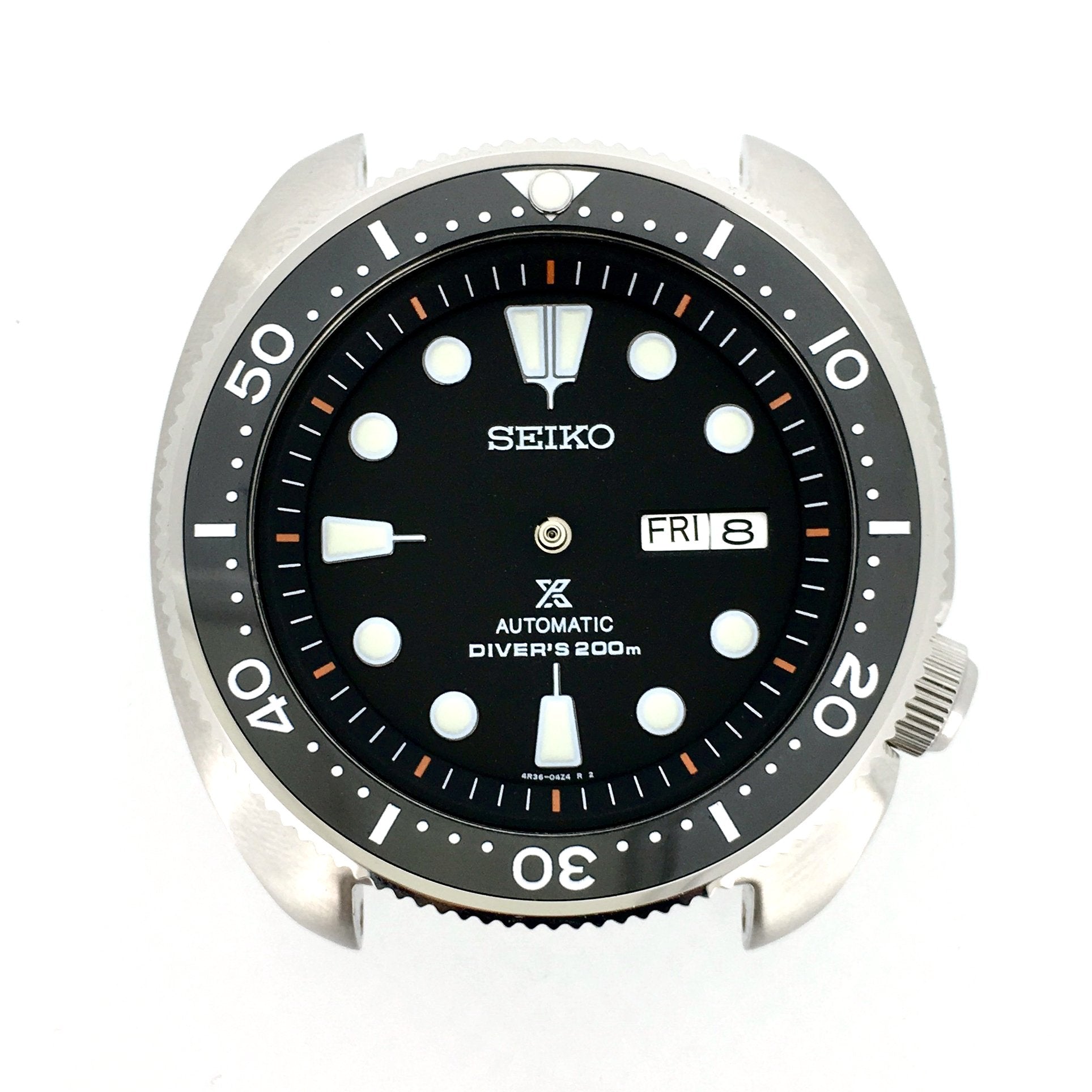 Chapter Ring - Turtle Re-issue - Matt Black w Markers (Orange) - DLW ...