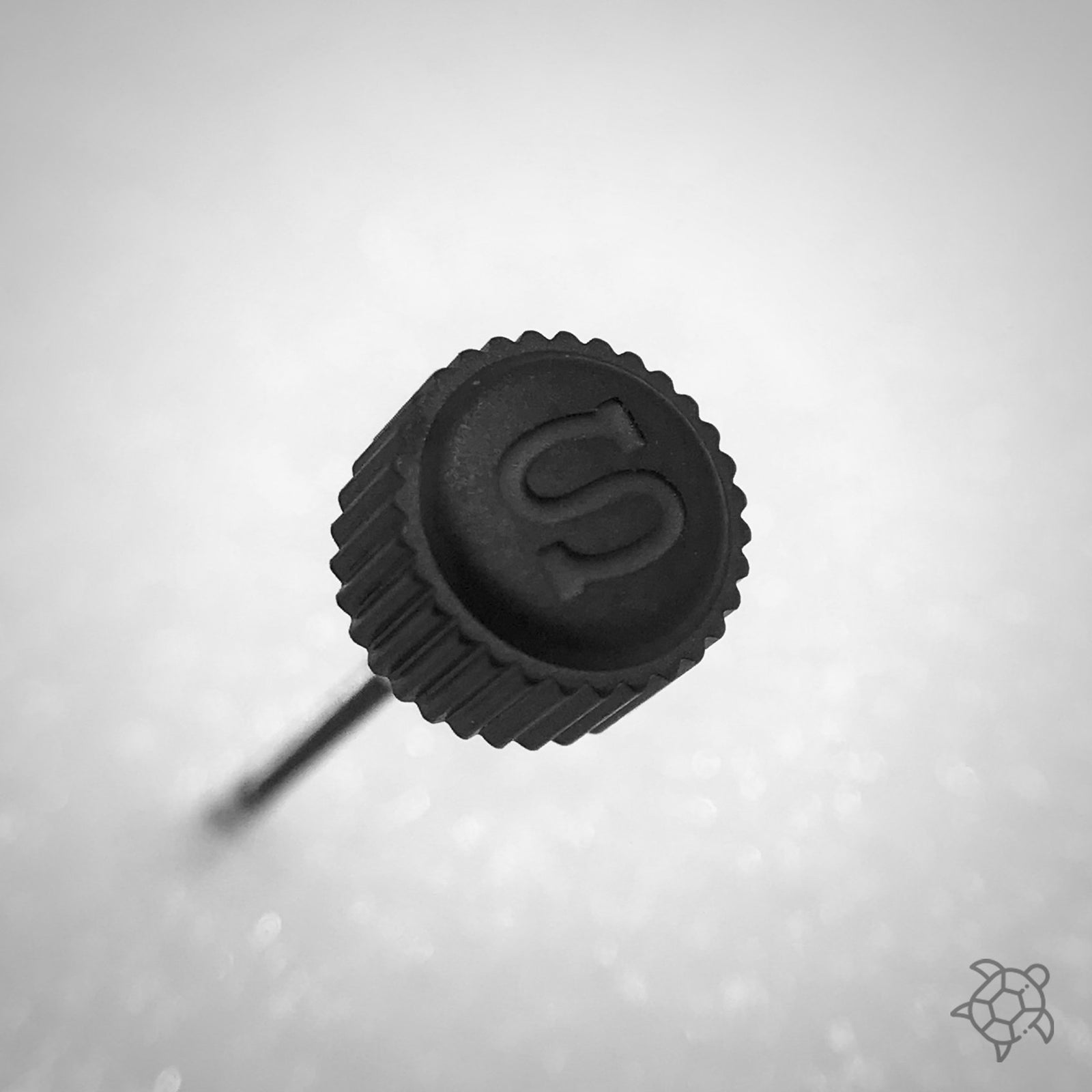 Crown - SRP Turtle - Bead Blasted PVD Black - "S"