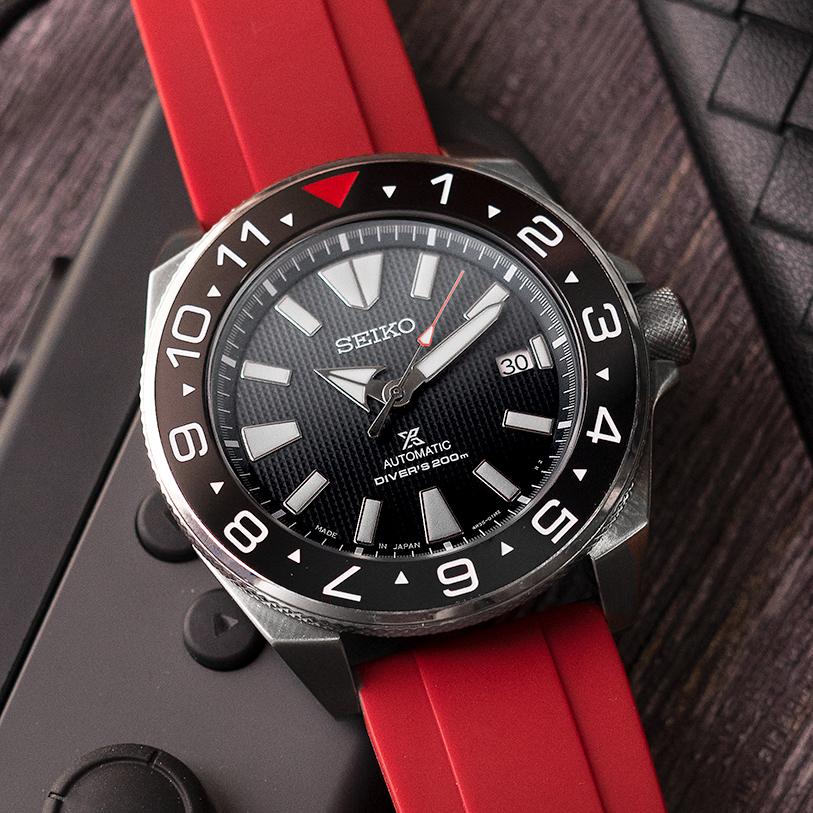 Ceramic Insert - Samurai Dual Time Red T Black