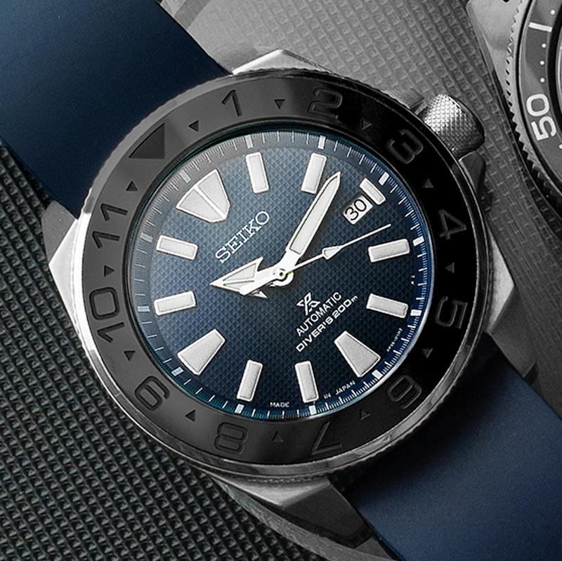 Ceramic Insert Samurai Dual Time Stealth DLW WATCHES - Main Image