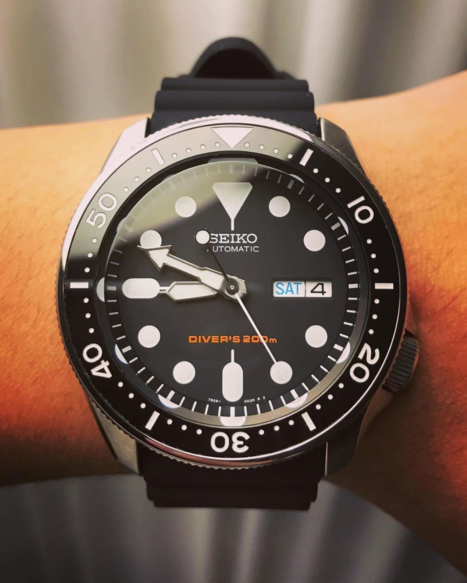 Bezel SKX007 SRPD Coin Edge Polished Steel DLW WATCHES