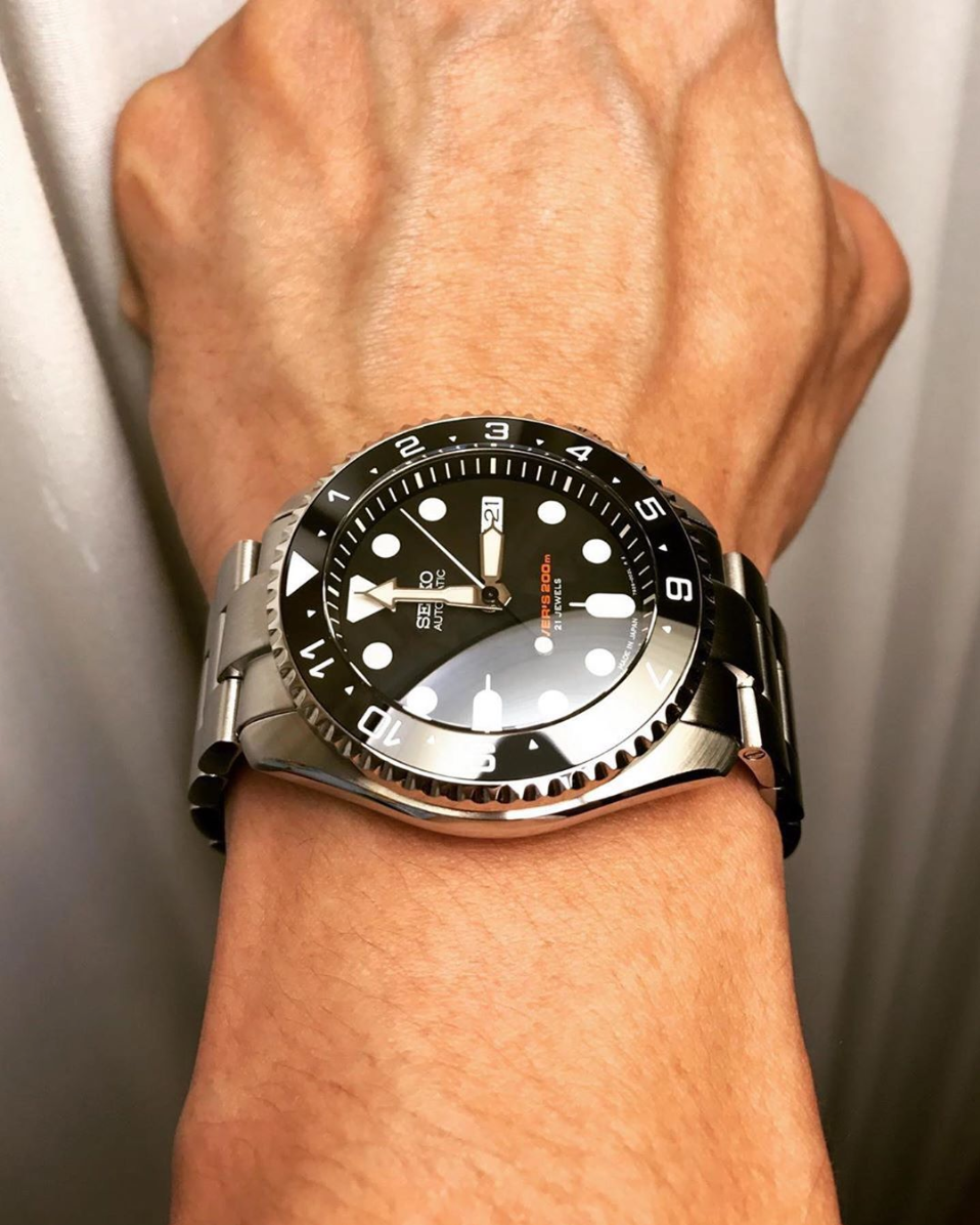 Ceramic Insert - 007 Dual Time Black - DLW WATCHES