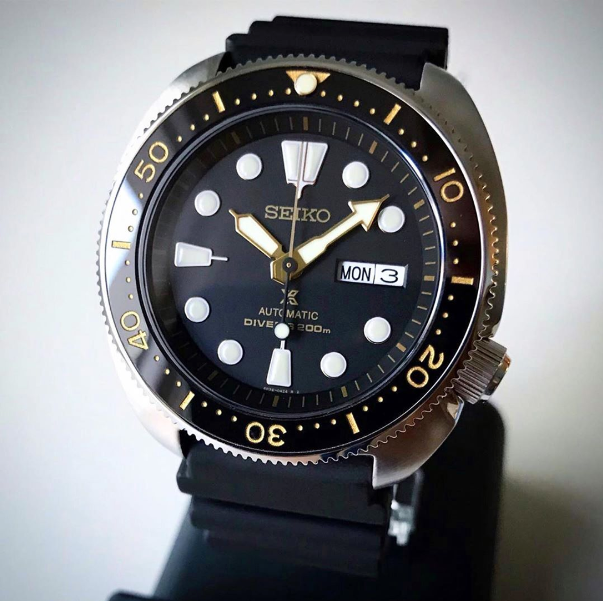 Ceramic Insert - SRP Turtle Black X Gold