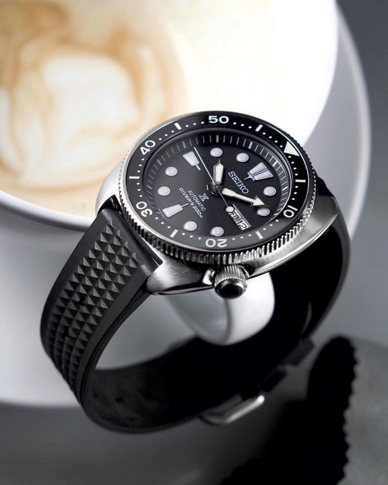 Bezel - SRP Turtle Coin Edge - Polished Steel - DLW WATCHES