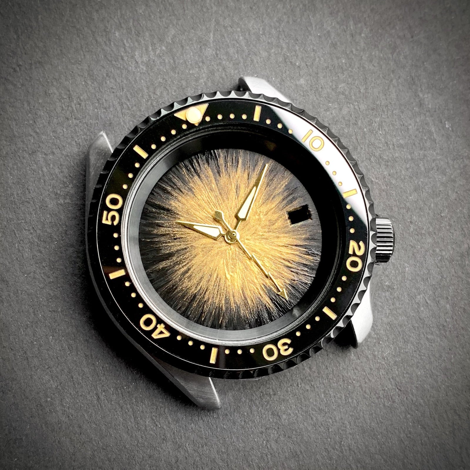 Ceramic Insert - SKX Black X Gold