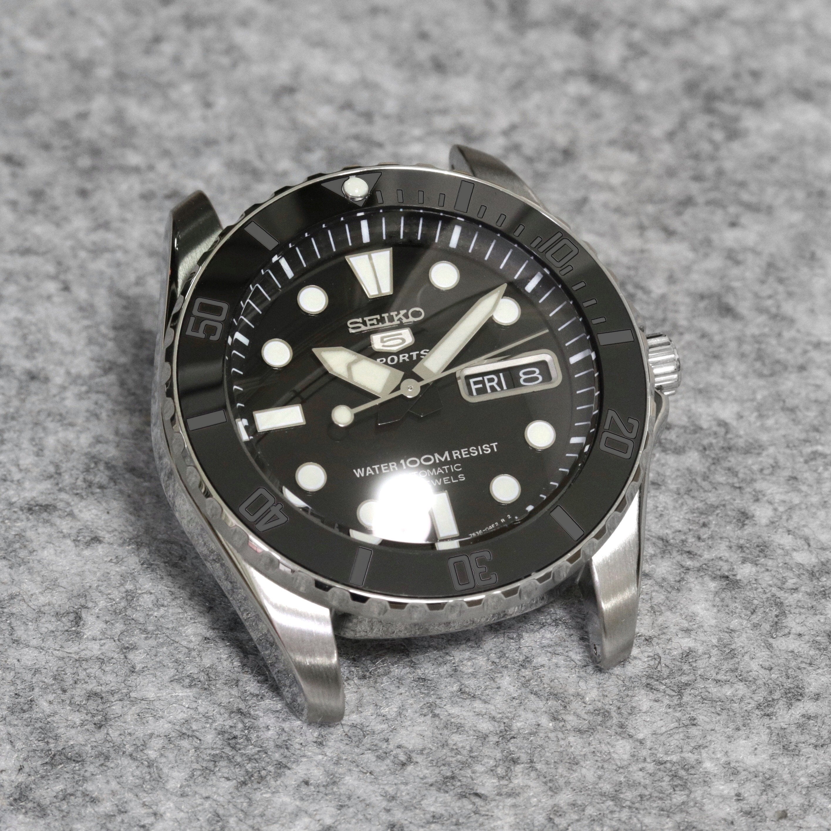 Ceramic Insert Urchin Sub Stealth DLW WATCHES1