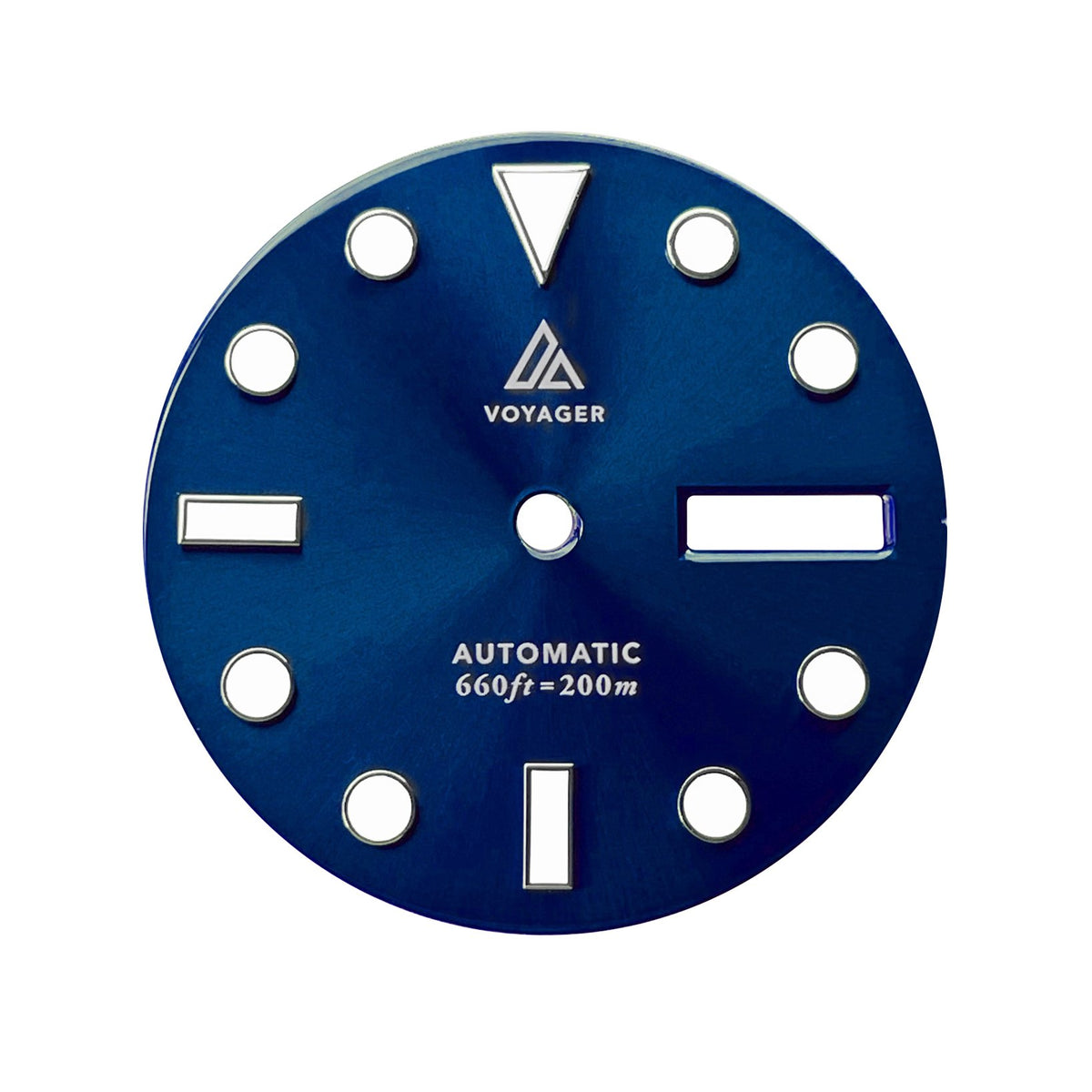 Dial - Voyager 2 - Sunburst Blue - Day Date / Date / No Date