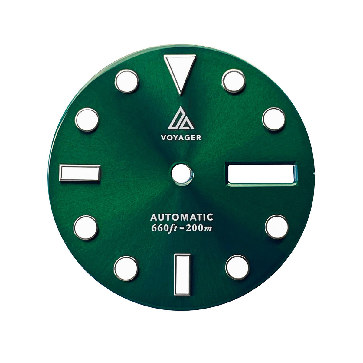 Dial - Voyager 2 - Sunburst Green - Day Date / Date / No Date