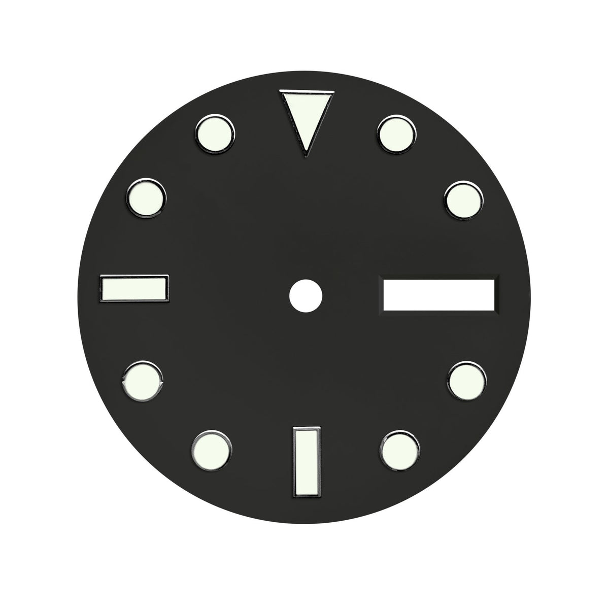 Dial - Voyager 2 - Black Sterile - Day Date / Date / No Date