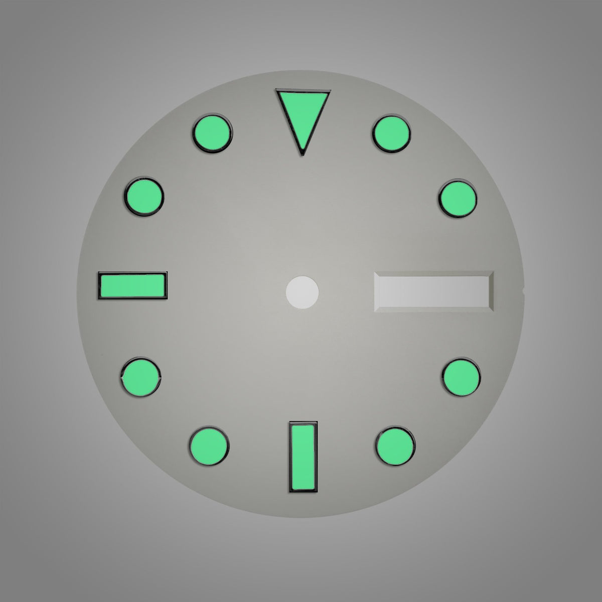 Dial - Voyager 2 - Silver Sterile - Day Date / Date / No Date