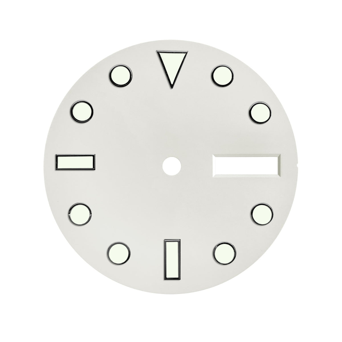 Dial - Voyager 2 - Silver Sterile - Day Date / Date / No Date