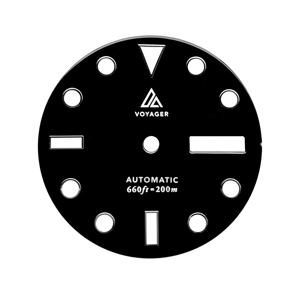 Dial - Voyager 2 - Black - Day Date / Date / No Date