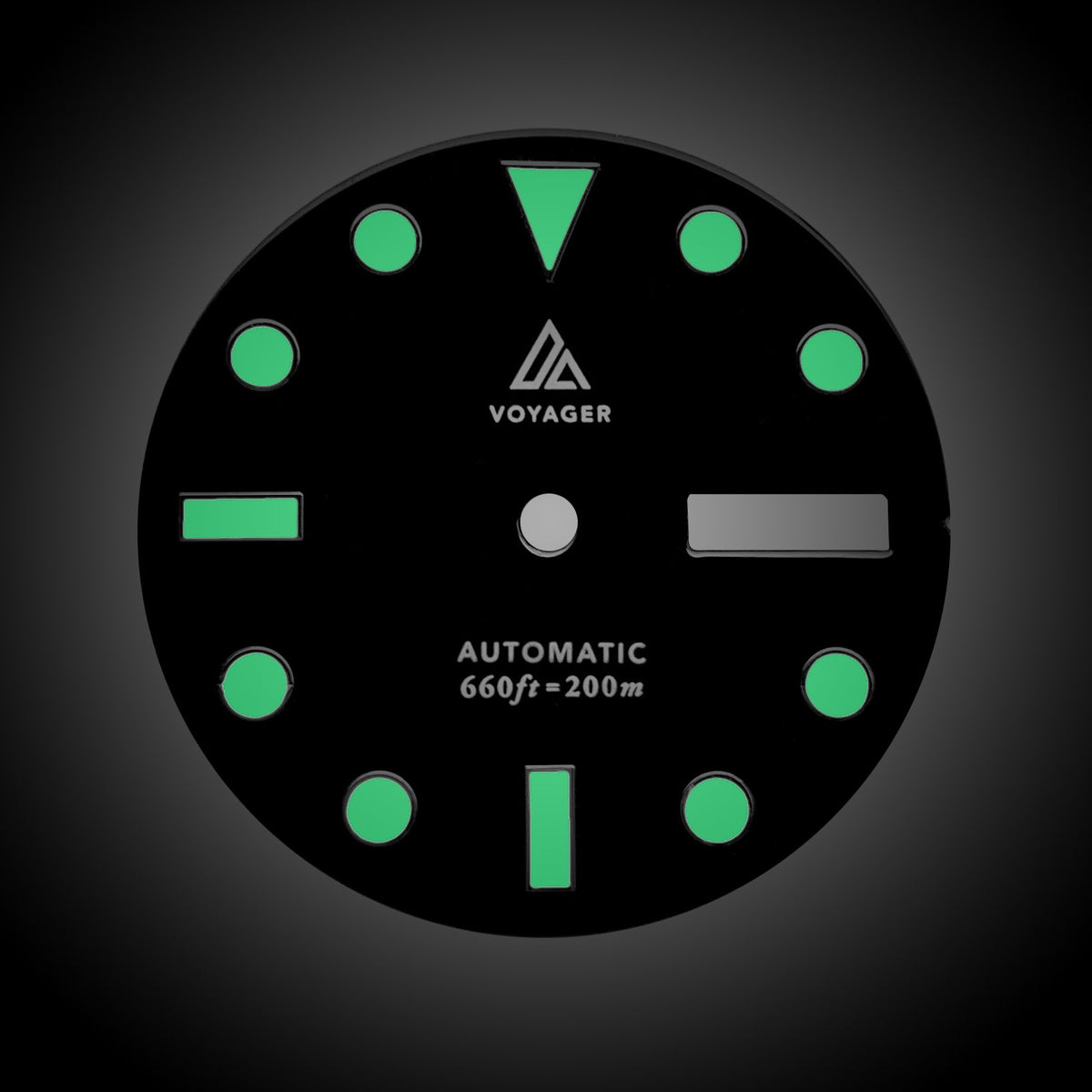 Dial - Voyager 2 - Black - Day Date / Date / No Date